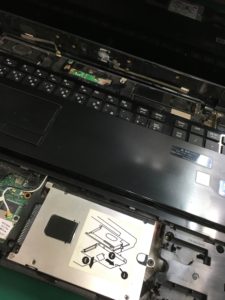 hpノートPC ProBook4515s分解とデータ復旧