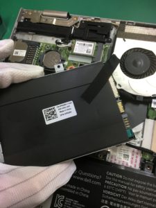 DELLノートPC Ultrabook Inspiron15zハードディスク交換修理